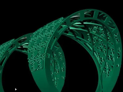 turbulence fusion ring 3D print model