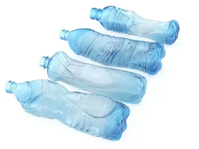 Trash Plastic Bottle 3D model