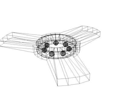 Fidget Spinner - Type 3 3D model