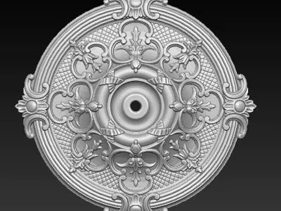 Ceiling Relief 2   3D model 3D print model