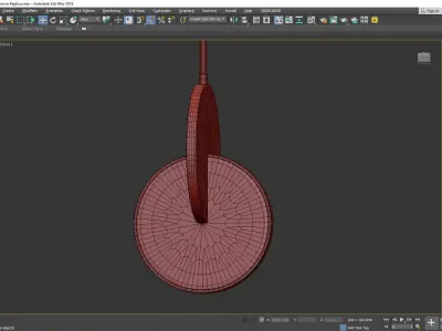 LEE BROOM WOOD WALL Low-poly 3D model