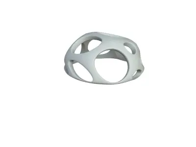 SciFi Cube Object No 47597 Low Poly Shape Low-poly 3D model