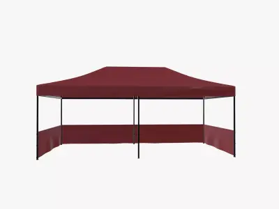 Tent House Low-poly 3D model