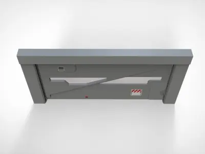 sci fi door 2 3D model