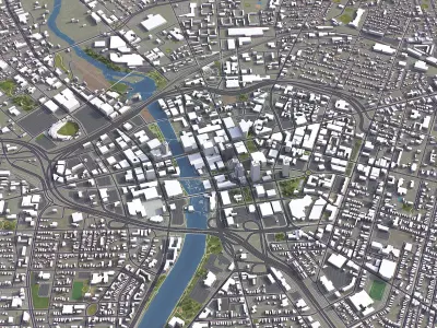 Rochester Low-poly 3D model