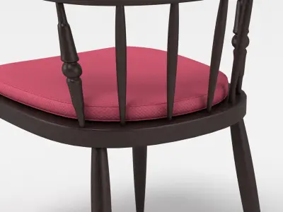 Restaurant Dining Chair 3D model