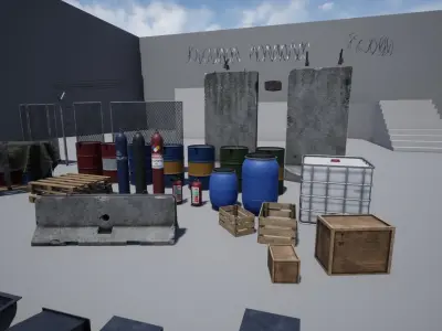 Props Pack 1 Low-poly 3D model