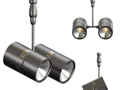 Twin lamp 3D model