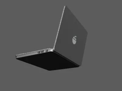 Laptop Computer - gmae ready free model Free low-poly 3D model