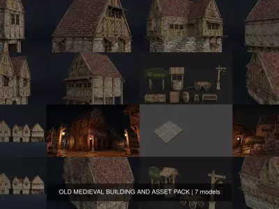 OLD MEDIEVAL BUILDING AND ASSET PACK