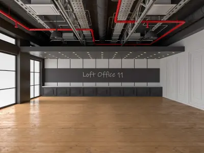 Loft Office 11 3D model