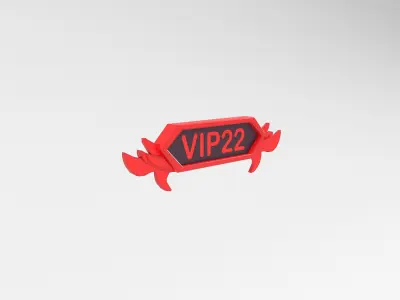 Game VIP Symbol v4 008 Low-poly 3D model