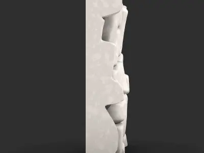 Quarry Stone Wall Building Prop 3D print model