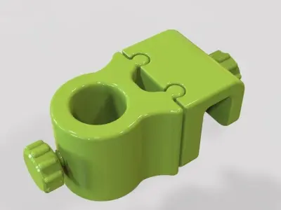 Aquarium Pipe Clip 15mm 3D print model