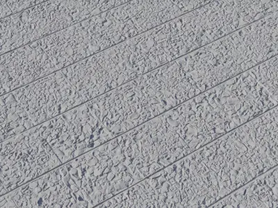 Exposed Aggregate Concrete PBR Texture  Texture