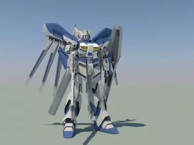 gundam rx 93 Hi Nu ver ka 3D model