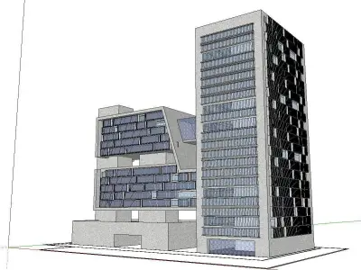 vacation spot-Resort-Fashion Leisure Hotel-0129 3D model