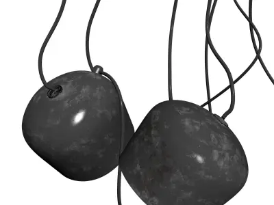 Ceiling industrial light 3D model