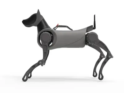 Cyber  Robot dog 3D model