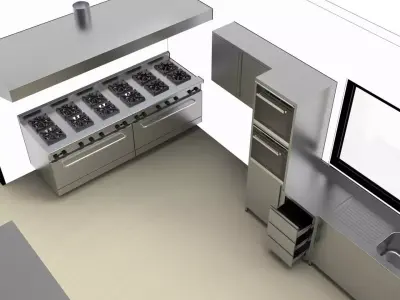 kitchen 21 3D model