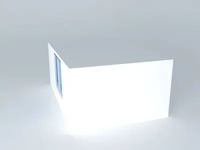 ceiling 3 cube with window Free 3D model