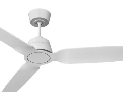 Sainz 132cm DC Fan only in White 3D model