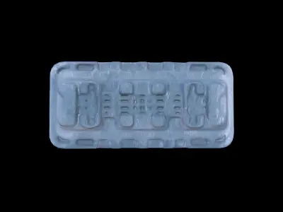 3d Model Plastic Water Barrier 3D model