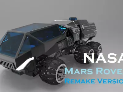 NASA Mars Rover Concept Remake Version 3D model