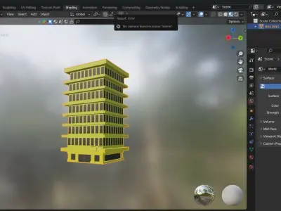 8 FLOOR BUILDING FREE NO COPYRIGHT Free 3D print model