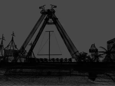 Ship attraction 3D model