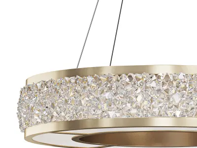 Arctic Halo Chandelier by lightology 3D model