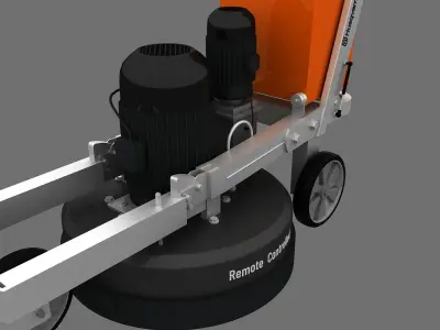 Concrete Floor Grinder Polisher Machine 3d Model 3D model