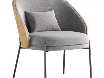 Kave Home Eamy Armchair 3D model