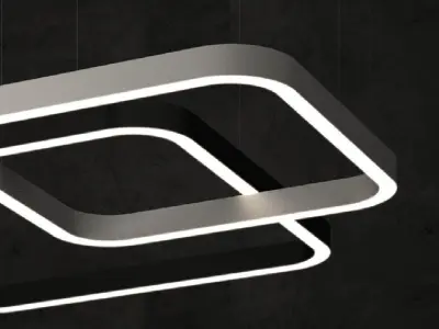 Ceiling Light Frame by Forstlight 3D model
