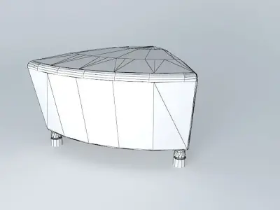 Pouf  light green  Free 3D model