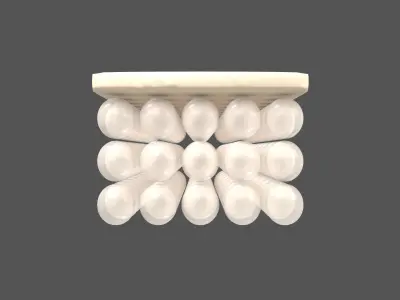 Dry Skin Icon v1 001 Low-poly 3D model