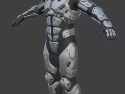 Astronaut Spacesuit 3D Model 3D model shop