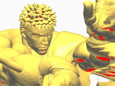 Ryu Street Fighter 6 Hadouken 3D print model