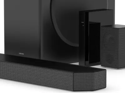 Samsung Q-series Wireless Dolby ATMOS Soundbar Q910C 3D model