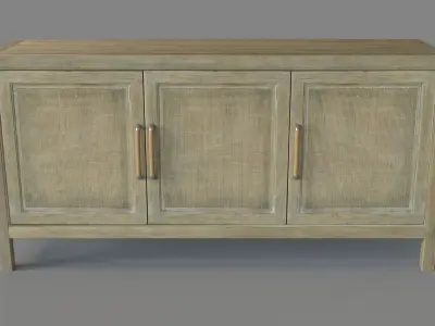 Home Entertainment Surfrider Small Media Console 3D model