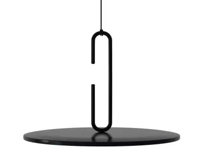 Clip pendant light with open ring by Daniel Debiasi 3D model