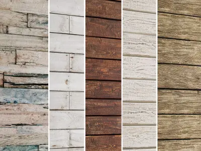 Wooden Plank Collection 5 3D model