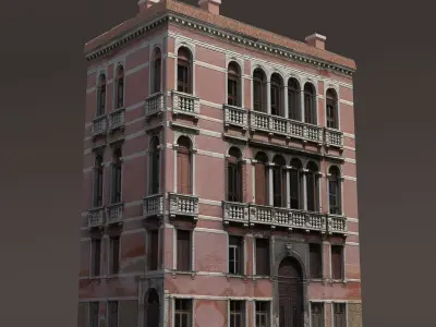 Venice Building 147 Low-poly 3D model
