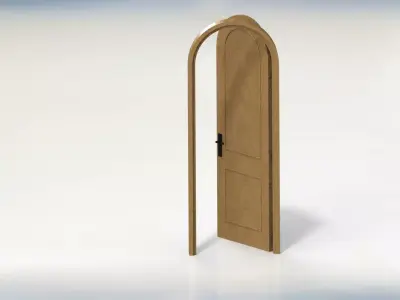 Bedroom door 3D model