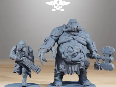 Corrupted Guard 3D print model