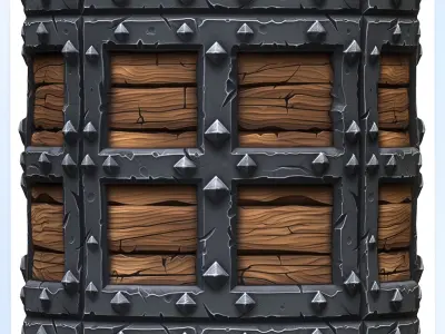 Stylized Wood Seamless Texture Texture