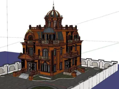 Classical Villa 3D model