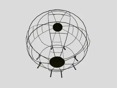 Old Globe Climber Low-poly 3D model