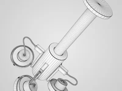 Halogen Lamp Set 3D model