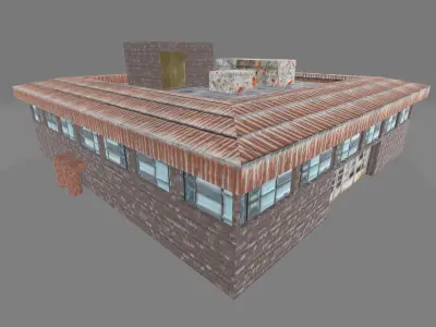 city pack Low-poly 3D model